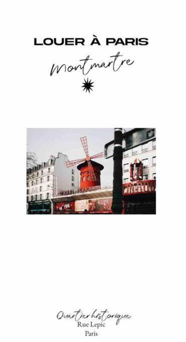 Villa Lepic, Luxury Flat In Montmartre With Private Terrasse-Appartement Entier Paris Bagian luar foto